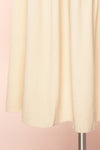 Baylou Beige Elastic Waist Midi Skirt | Boutique 1861 bottom