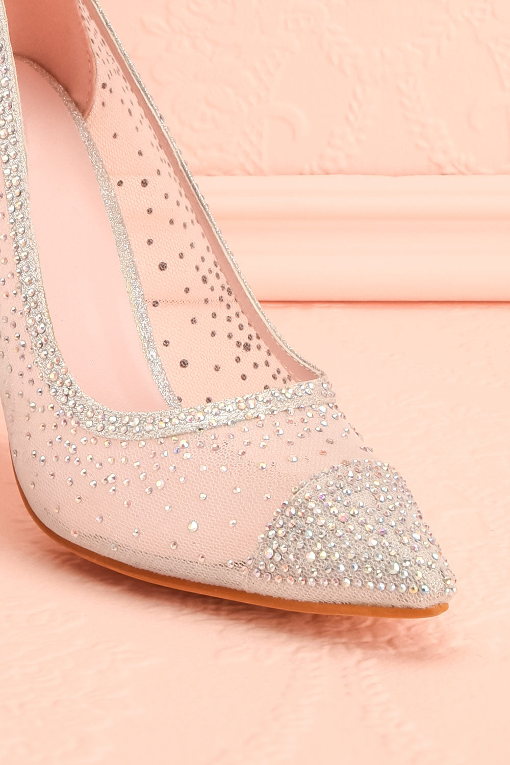 Beaumarchais Argent Silver Glitter High Heels | Boudoir 1861