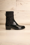 Becquerel Black Boots | Bottes Noires | La Petite Garçonne side view