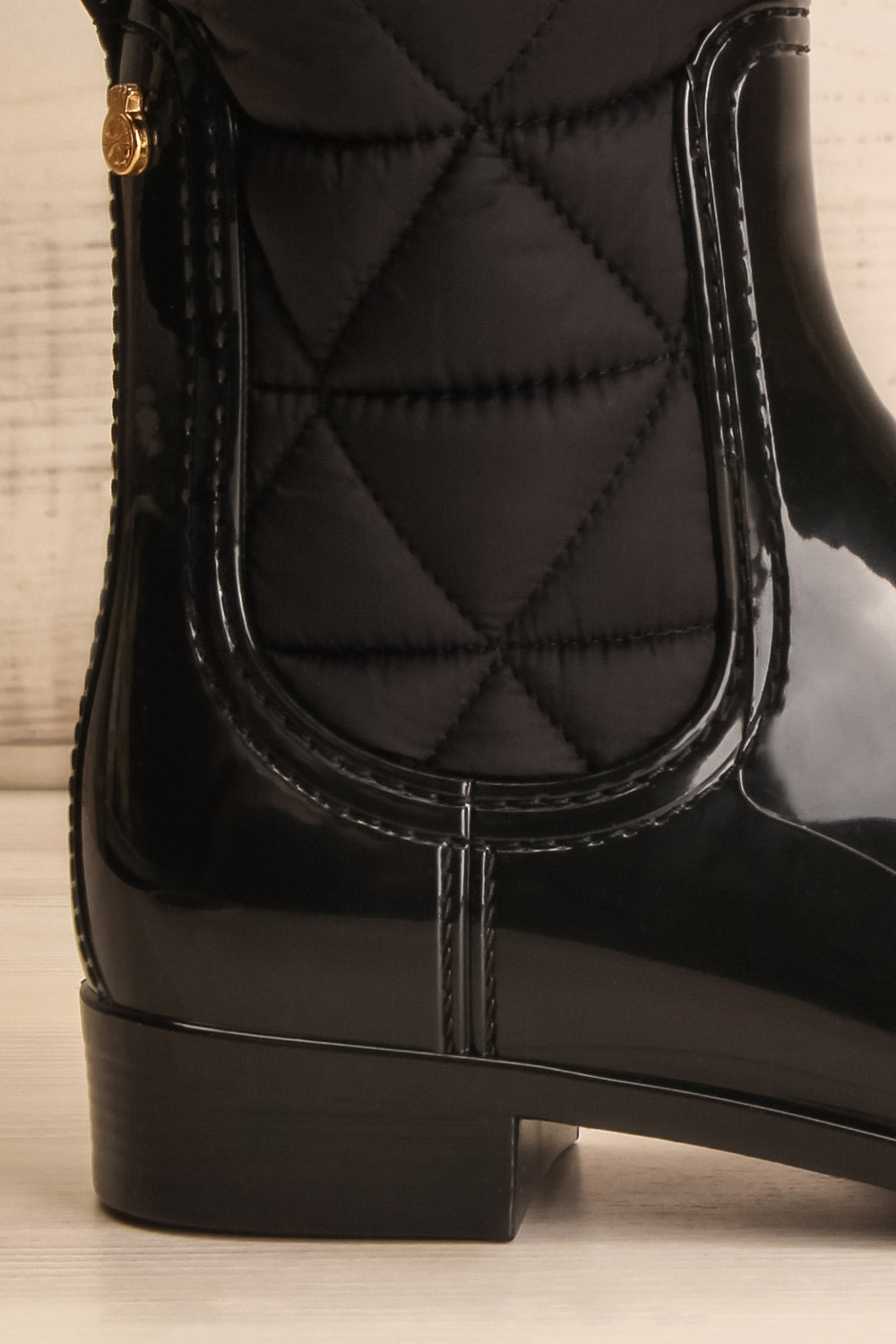 Becquerel Black Boots | Bottes Noires | La Petite Garçonne side close