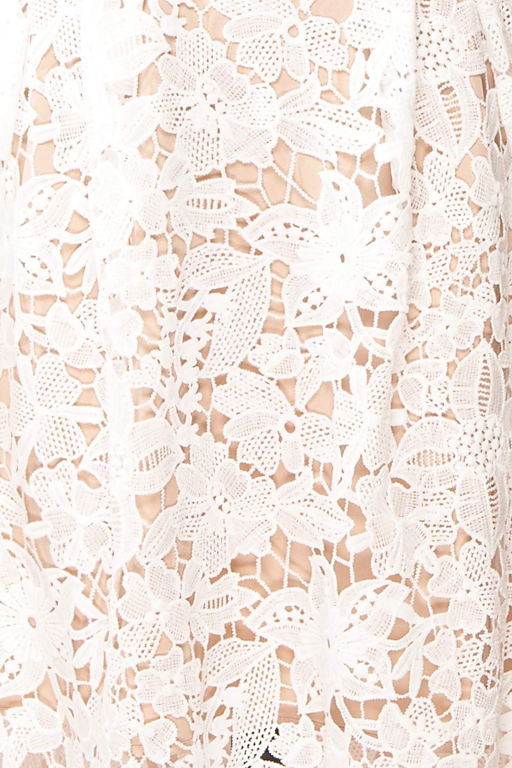 Belena Lace V-Neck Midi Dress | Boutique 1861 texture