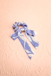 Benis Blue Hair Scrunchie w/ Bow | Boutique 1861 view