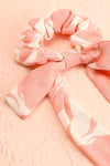 Benis Pink Hair Scrunchie w/ Bow | Boutique 1861 close-up