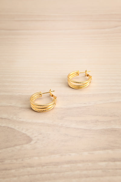Berat Or Golden Loop Pendants Earrings | La Petite Garçonne