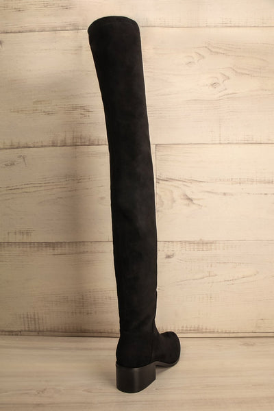 Berezniki Black Suede Knee-High Boot | La Petite Garçonne Chpt. 2