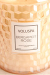 Large Textured Candle Bergamot Rose | La petite garçonne close-up