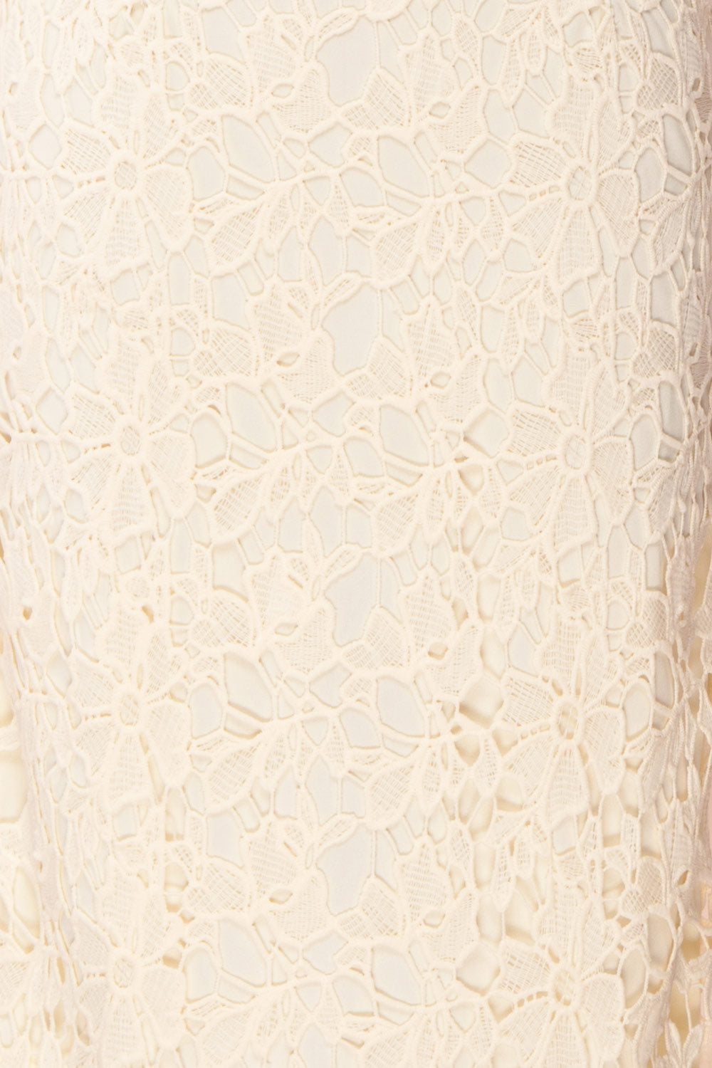 Beryl Ivory Crocheted Lace Fitted Midi Skirt | Boutique 1861 7