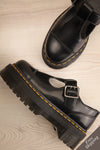Bethan Smooth Leather Platform Mary Jane Shoes | La petite garçonne flat view