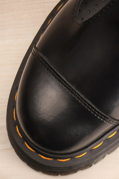 Bethan Smooth Leather Platform Mary Jane Shoes | La petite garçonne flat close-up