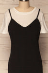 Beverce Black Slip Dress over White T-Shirt | La Petite Garçonne 2