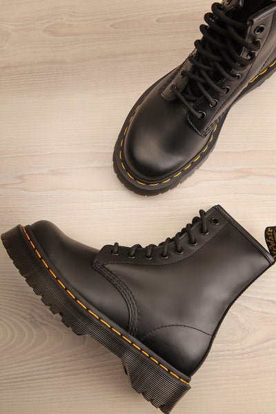 1460 Bex Smooth Leather Platform Boots | La petite garçonne flat view