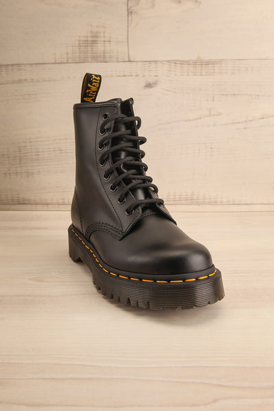 1460 Bex Smooth Leather Platform Boots | La petite garçonne front view