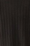 Bezie Black Knit Open-Front Cardigan | Boutique 1861 fabric