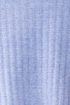 Bezie Blue Knit Open-Front Cardigan | Boutique 1861  fabric