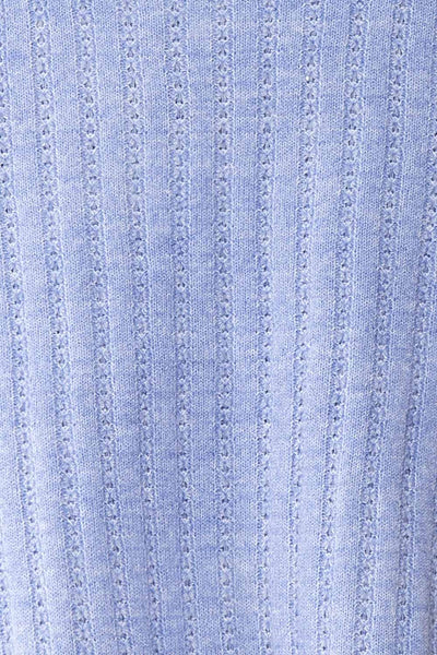 Bezie Blue Knit Open-Front Cardigan | Boutique 1861  fabric