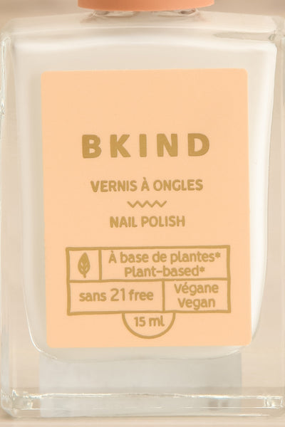 Bichon White Nail Polish by BKIND | Maison garçonne close-up