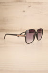 Birk Black Black Glossy Sunglasses | La petite garçonne side view