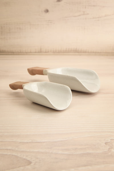 Bitonto Ceramic Salt Scoop in 2 Options | Maison garçonne two