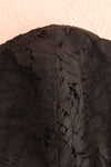 Black Lacy Face Mask Floral | Boutique 1861 fabric