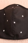 Black Polkadot Face Mask | Boutique 1861 fabric