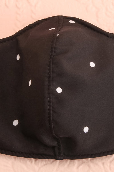 Black Polkadot Face Mask | Boutique 1861 fabric