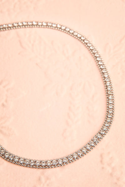 Blume Crystal Choker Necklace | Boutique 1861 flat view
