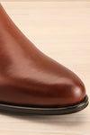 Bobby Brown Leather Heeled Ankle Boots | La Petite Garçonne front close-up
