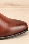 Bobby Brown Leather Heeled Ankle Boots | La Petite Garçonne side close-up