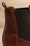 Bobby Brown Leather Heeled Ankle Boots | La Petite Garçonne side back close-up
