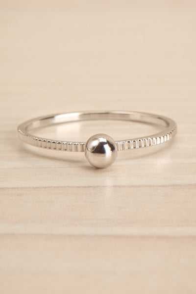 Bolga Argenté Fine Textured Silver Ring | La Petite Garçonne 2