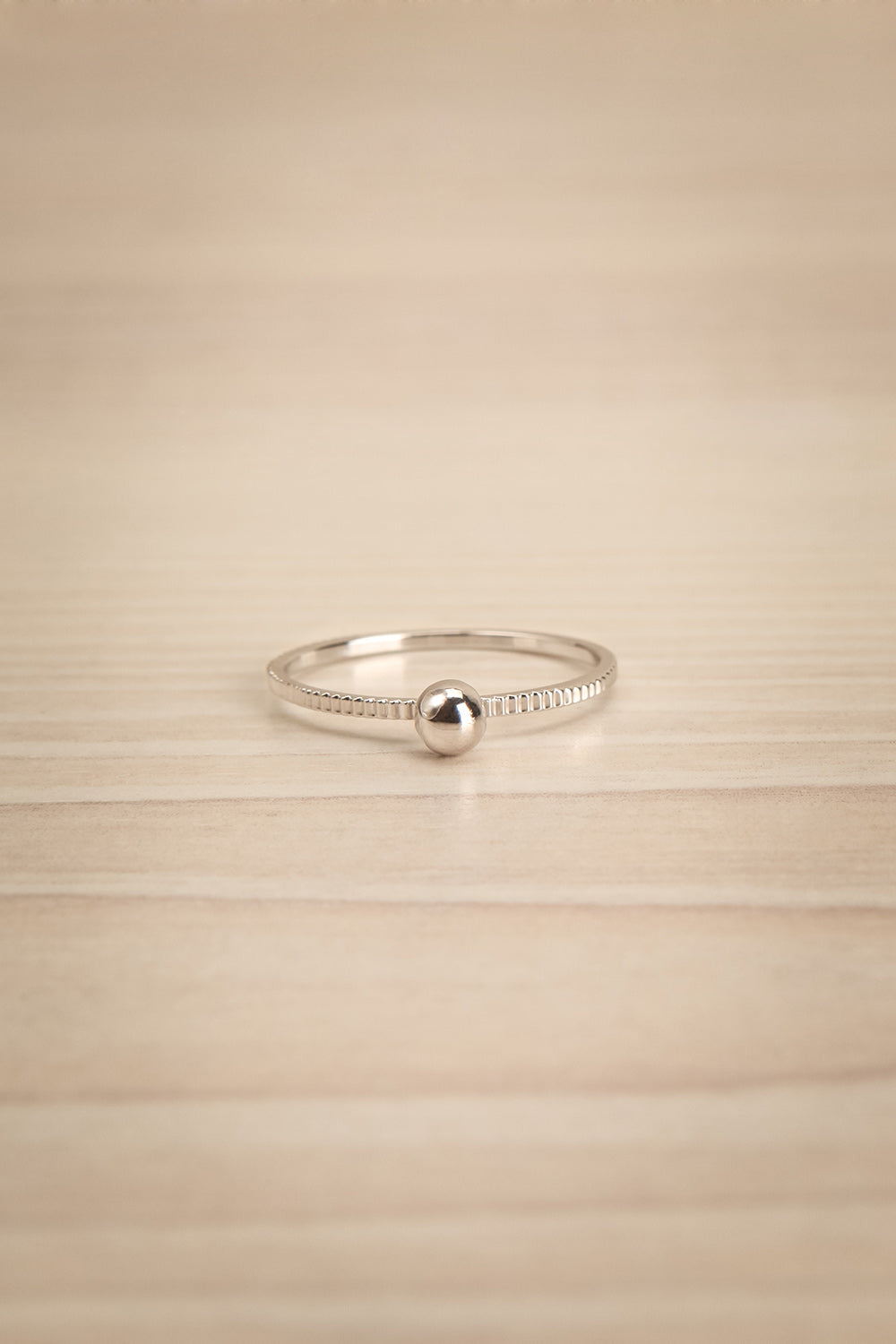 Bolga Argenté Fine Textured Silver Ring | La Petite Garçonne 3