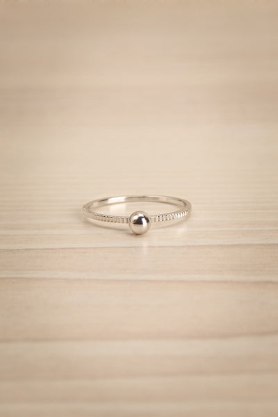 Bolga Argenté Fine Textured Silver Ring | La Petite Garçonne 3