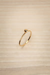 Bolga Doré Fine Textured Golden Ring | La Petite Garçonne 1