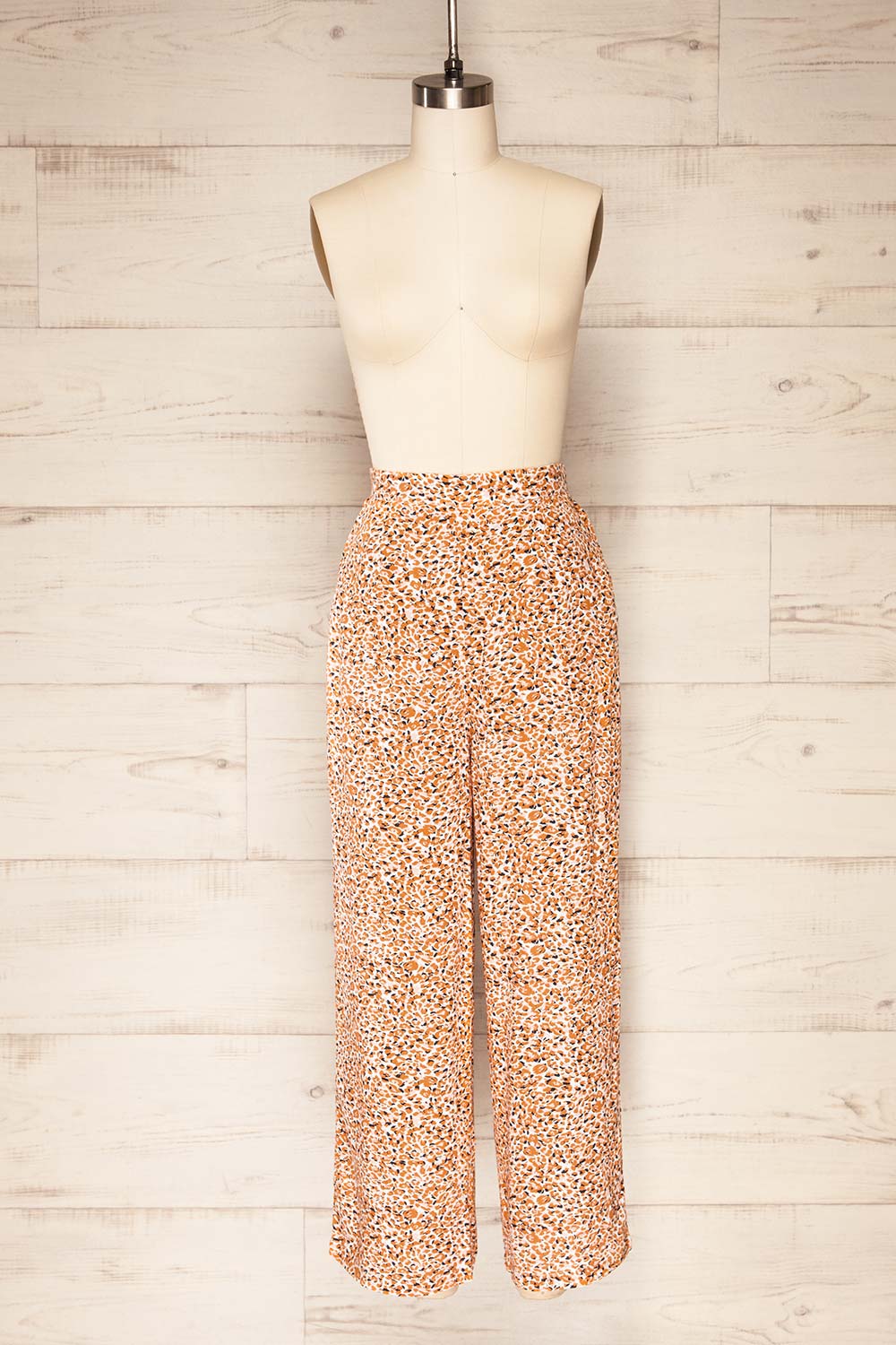 Bomel High Waisted Leopard Print Pants | La petite garçonne front view 