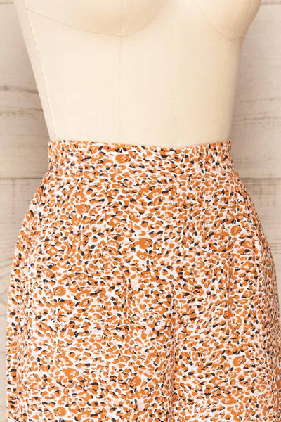 Bomel High Waisted Leopard Print Pants | La petite garçonne side close-up