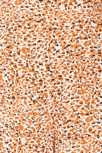 Bomel High Waisted Leopard Print Pants | La petite garçonne fabric