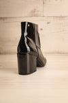Boon Black Patent Matt & Nat Heel Ankle Boots back view | La Petite Garçonne