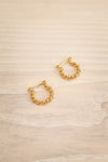 Borth Gold Small Twisted Hoop Earrings | La petite garçonne