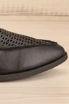 Boscia Openwork Flat Shoes | La petite garçonne side front close-up