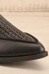 Boscia Openwork Flat Shoes | La petite garçonne front close-up