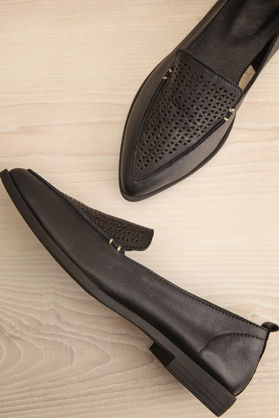 Boscia Openwork Flat Shoes | La petite garçonne flat view