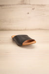 Botha Espresso Black & Tan Slip-On Sandals | La petite garçonne front view
