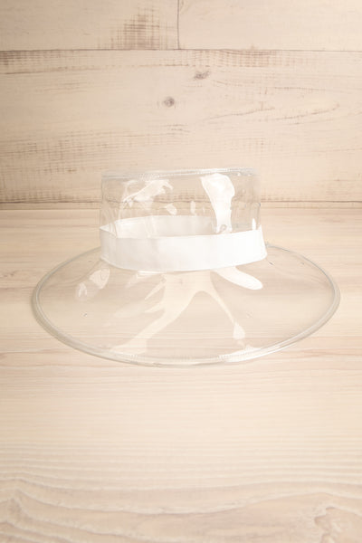 Bothynus Clear Plastic Wide Brimmed Hat | La Petite Garçonne 1