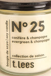 Bougie Conifère et Champagne Candle | La Petite Garçonne Chpt. 2 close-up