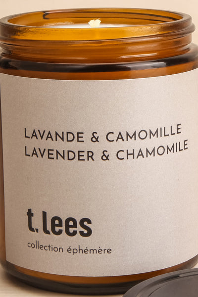 Lavender and Camomille Candle | La Petite Garçonne open close-up