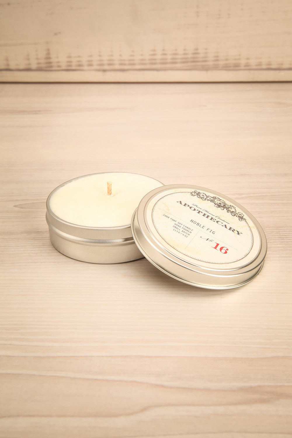 Bougie Noble Fig - Perfumed candle in a tin box 1