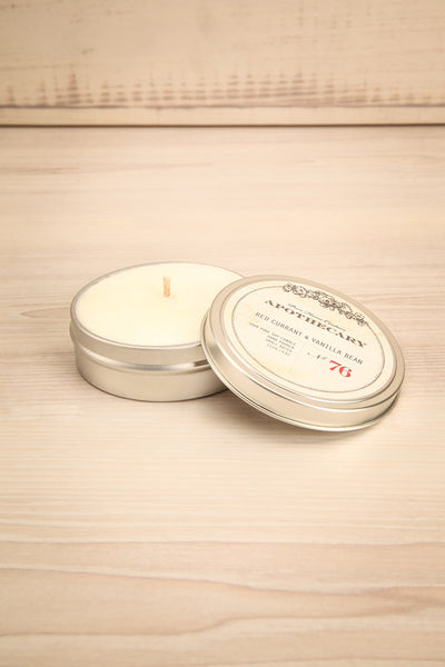 Bougie Red Currant & Vanilla Bean - Perfumed candle in a tin box 1