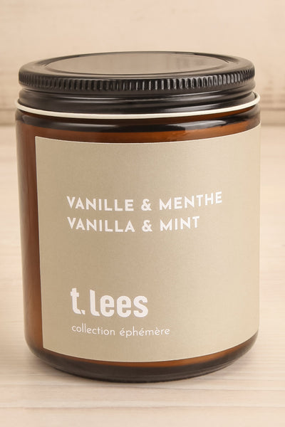 Vanilla & Mint Candle | Maison garçonne close-up