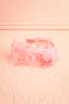 Bouterfla Pink Tulle Knotted Headband w/ Butterflies | Boutique 1861 flat view