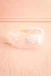 Bouterfla White Tulle Knotted Headband w/ Butterflies | Boutique 1861 flat view